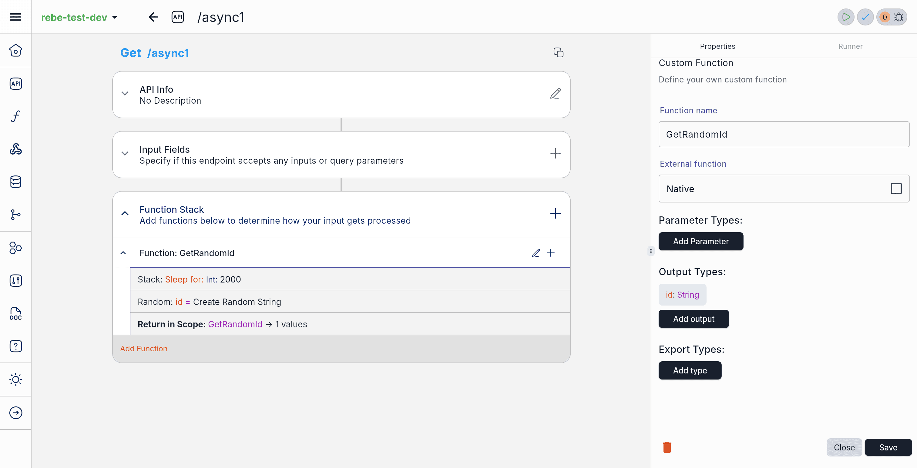 Custom function definition