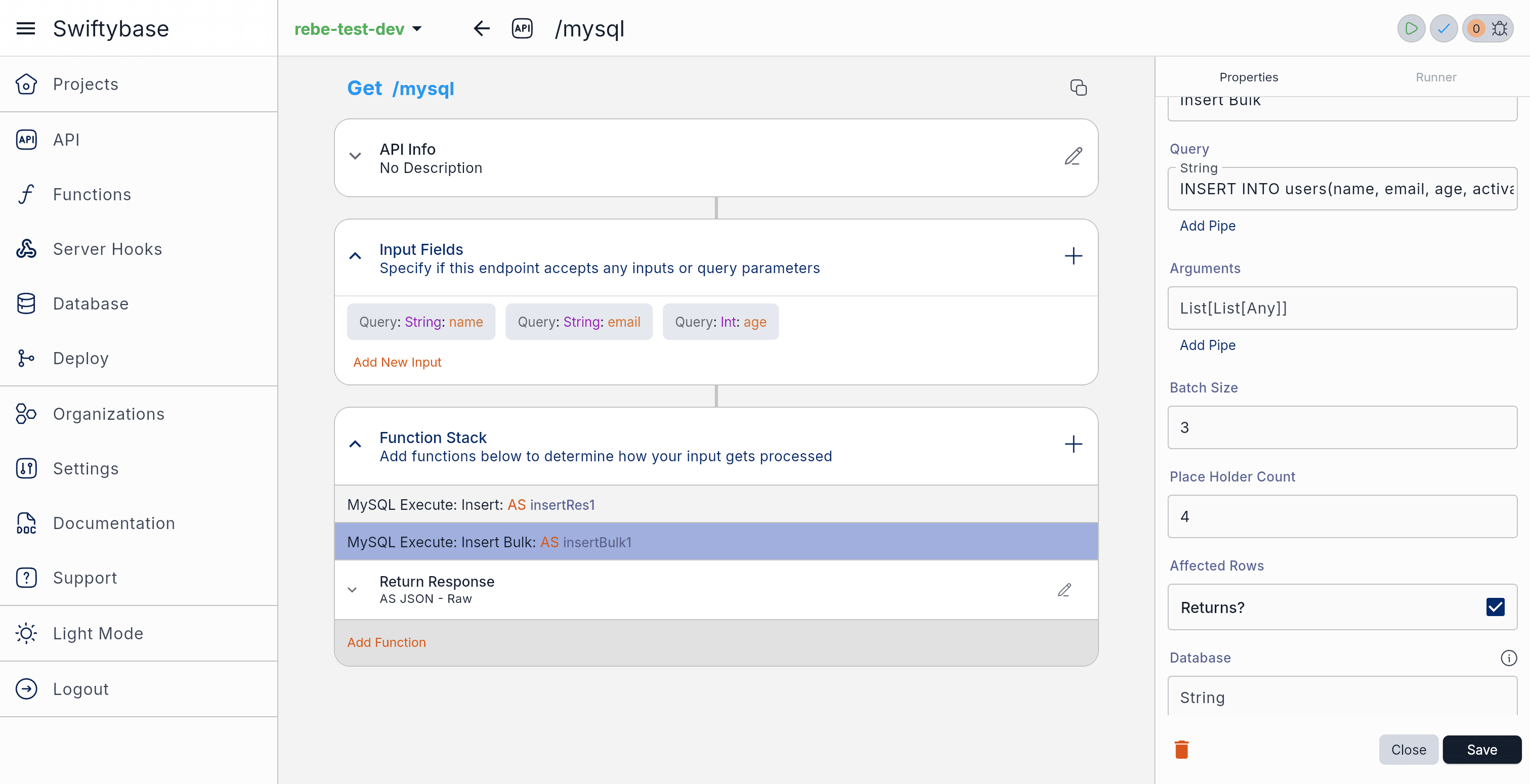 MySQL Insert Bulk